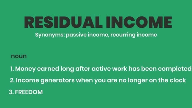 Get Started Making Residual Income Make More By Doing Less